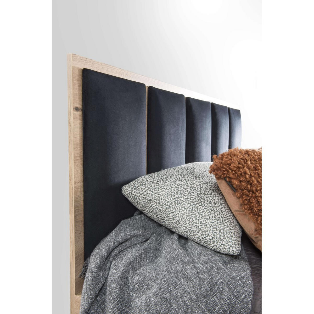 BETT Caya mit Bettkasten, 140x200 cm, Eiche Artisan - Eiche Artisan, Holzwerkstoff (140/200cm) - Beautysofa