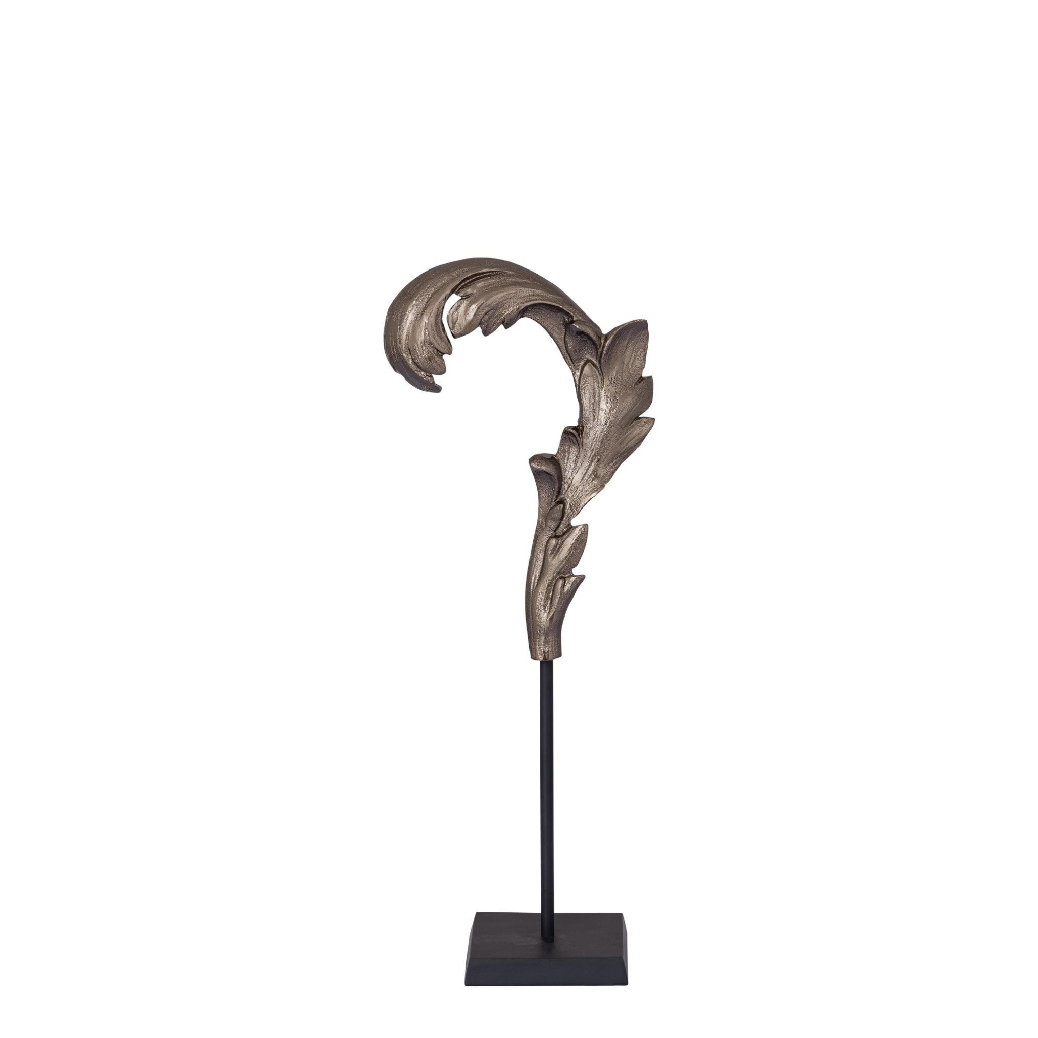 SKULPTUR Imelda Schwarz 17/10/44cm - Schwarz, Metall (10/44/17cm) - PTMD Collection