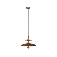 PENDELLEUCHTE Cath 43 cm Braun - Beige, Holz (43/43/25cm) - Dutchbone