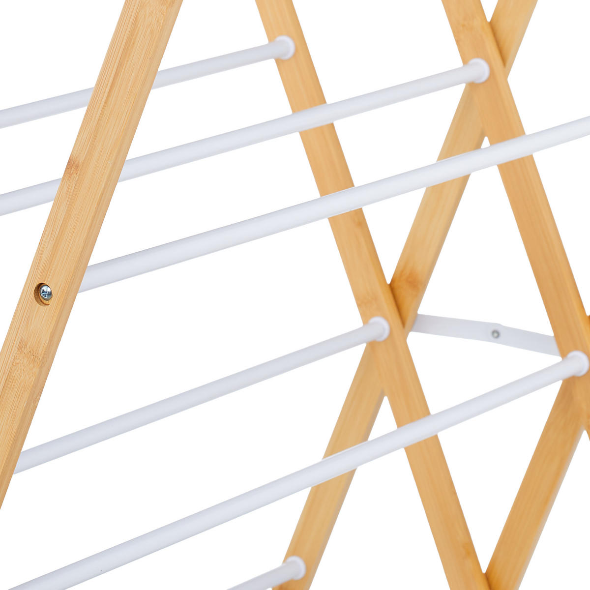 SUŠIAK na prádlo - viacfarebná, kov/drevo (70/93/62cm) - Relaxdays