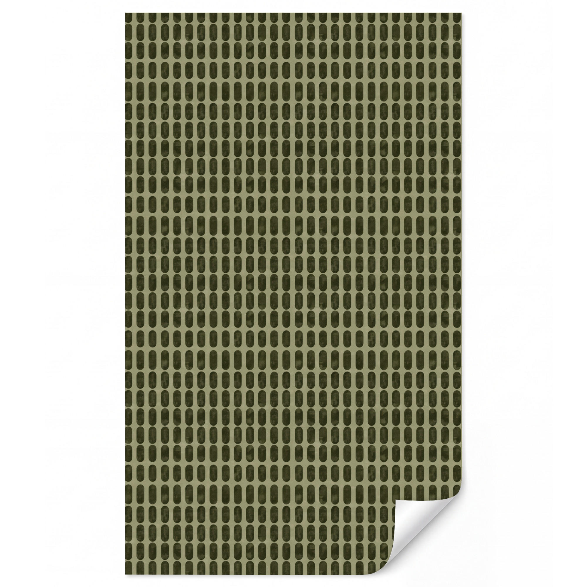OnlyWow Tapete Olivgrün 140x240 cm