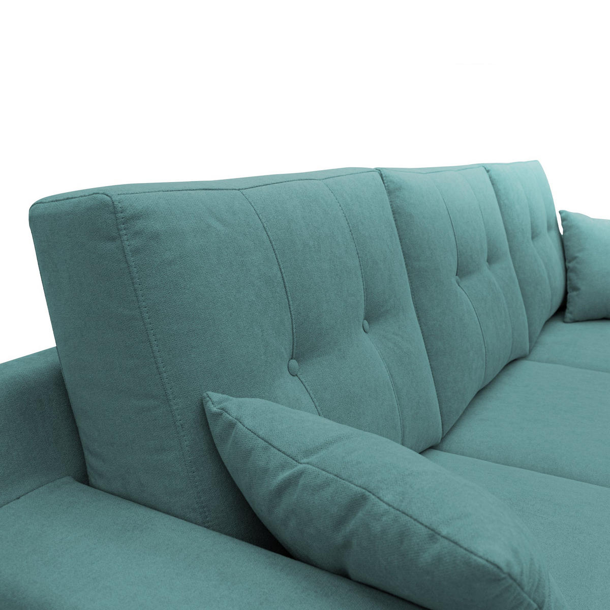 ECKSOFA Danish - Petrol, Textil (237/91cm) - Divani.store