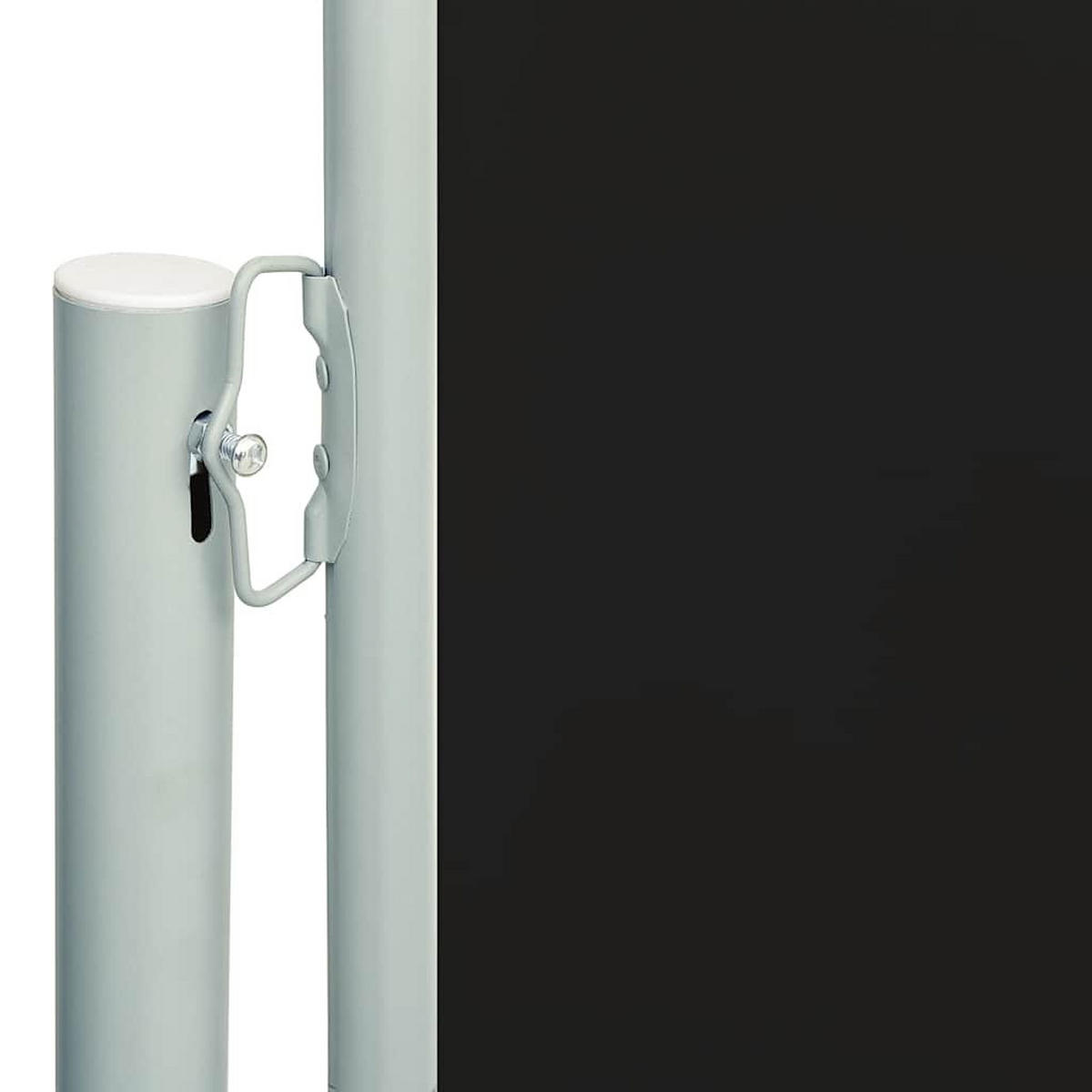 SEITENMARKISE Ausziehbar 117x600 cm Schwarz - Schwarz, Textil (117/117/600cm) - furnicato