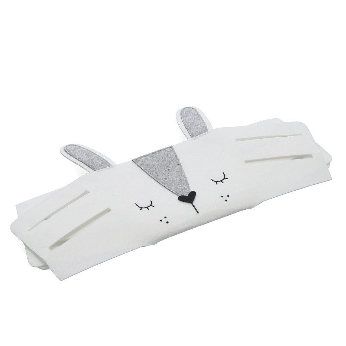 AUFBEWAHRUNGSKORB Hase - Filz, Weiß - Weiß, Textil (21/21cm) - Zeller Present