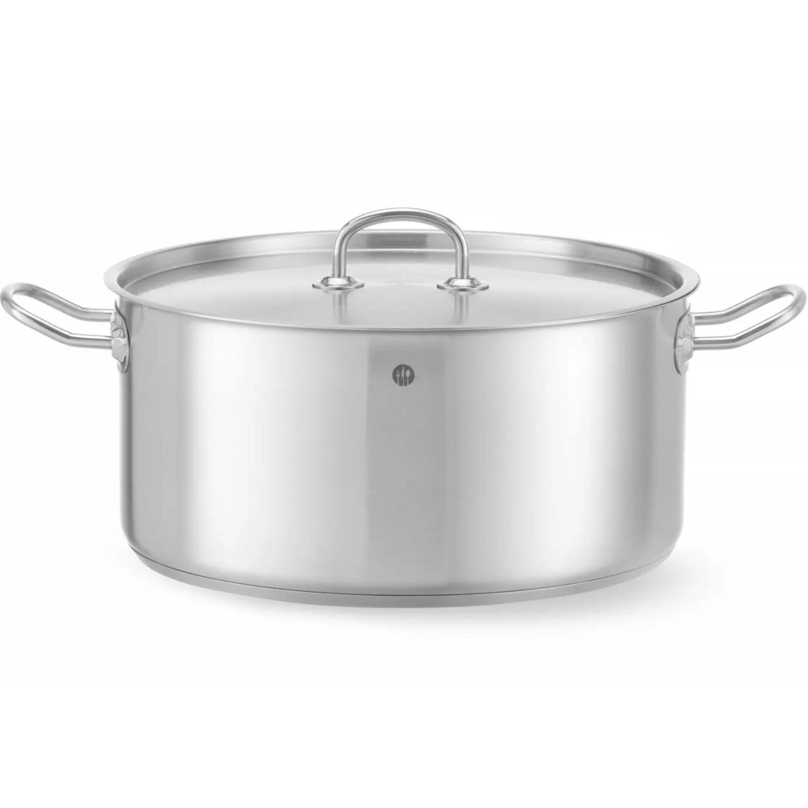TOPF 3441661 - Silberfarben, Metall (25/30/25cm) - Hendi