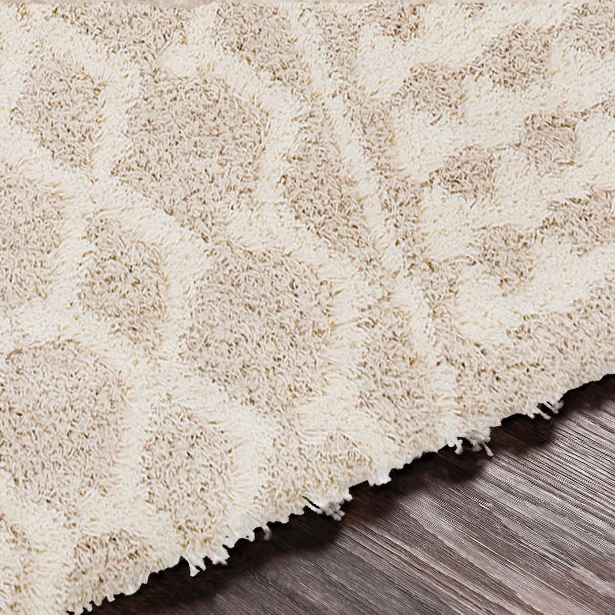 HOCHFLORTEPPICH 201/290 cm Beige - Beige, Naturmaterialien/Textil (200/290cm) - LIVABLISS