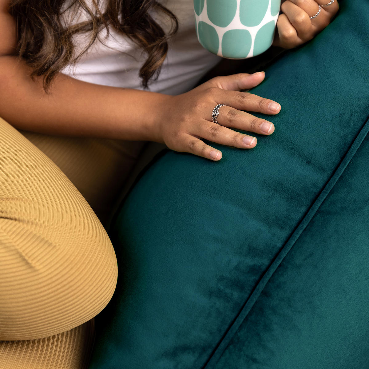 SITZSACK Sessel Natalia - Grün, Textil (97/73/84cm) - icon