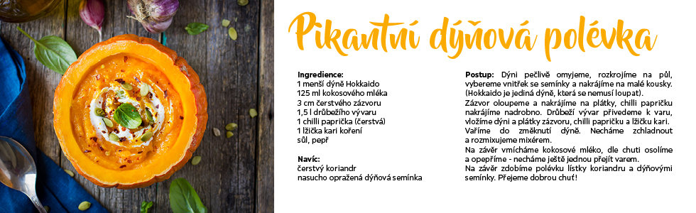 Recept na dýňovou polévku