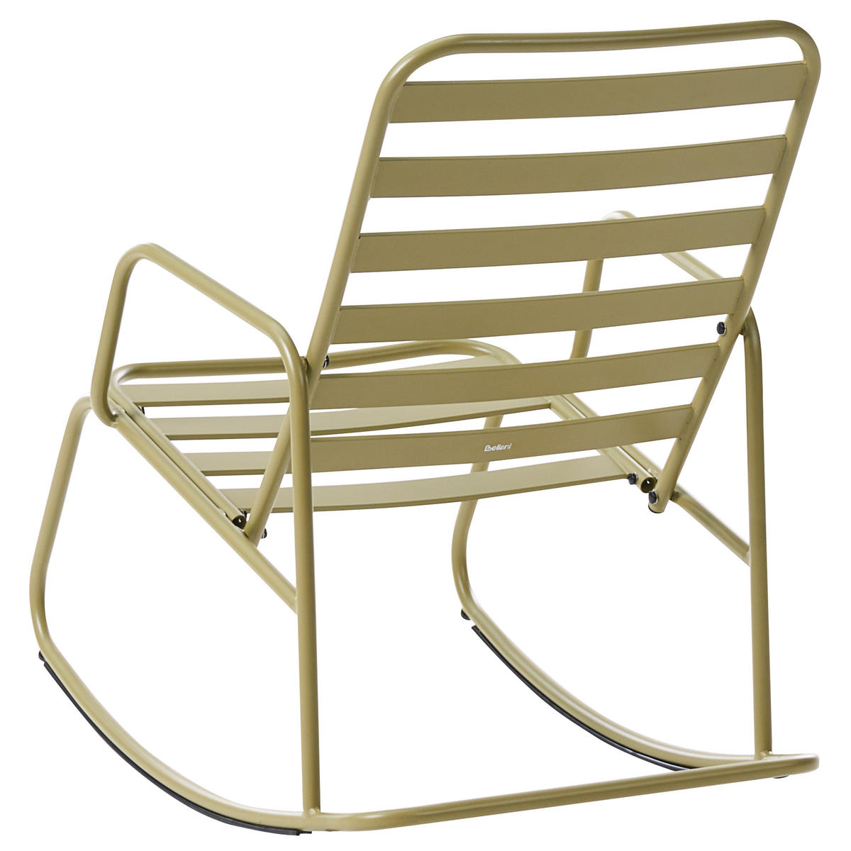 GARTEN-SCHAUKELSTUHL Olivgrün Turi - Olivgrün, Metall (66/92/96cm) - Beliani