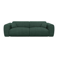 SCHLAFSOFA - 4 Personen - Samt, Stoff - Tannengrün - - Waldgrün, Textil (236/73/100cm) - Vente-Unique
