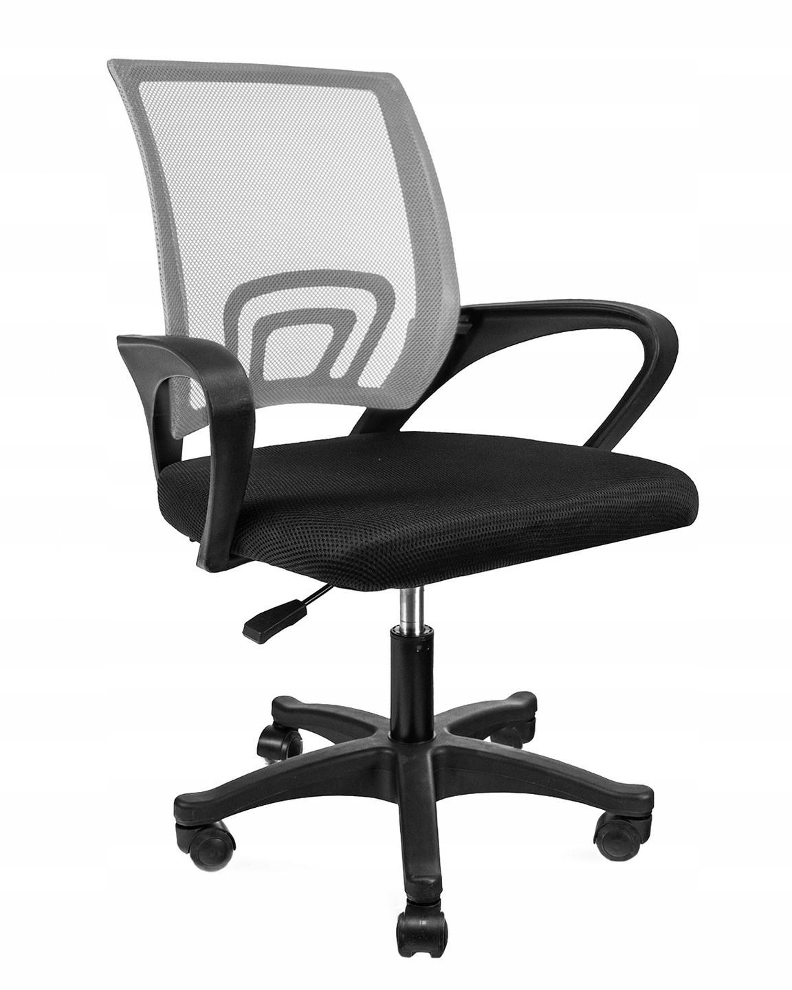 DREHSTUHL - schwarz/grau - Schwarz/Grau, Kunststoff (64/91/54cm) - JuMi