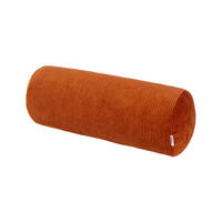 NACKENROLLENHÜLLE HYggelig No.1 rost-rot Cord-Samt 40/15 cm - Rostfarben, Textil (15/40cm) - beties Heimtextil