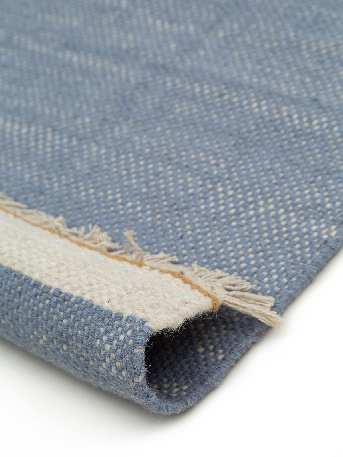 WOLLTEPPICH Karla Blau 200x300 cm - Blau, Textil (200/1cm) - KUNSTLOFT
