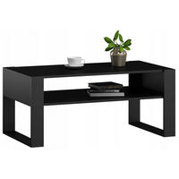 COUCHTISCH KAJA Schwarz 100/53,6/50 cm - Schwarz, Holzwerkstoff (53.6/100/50cm) - Matkam Möbel
