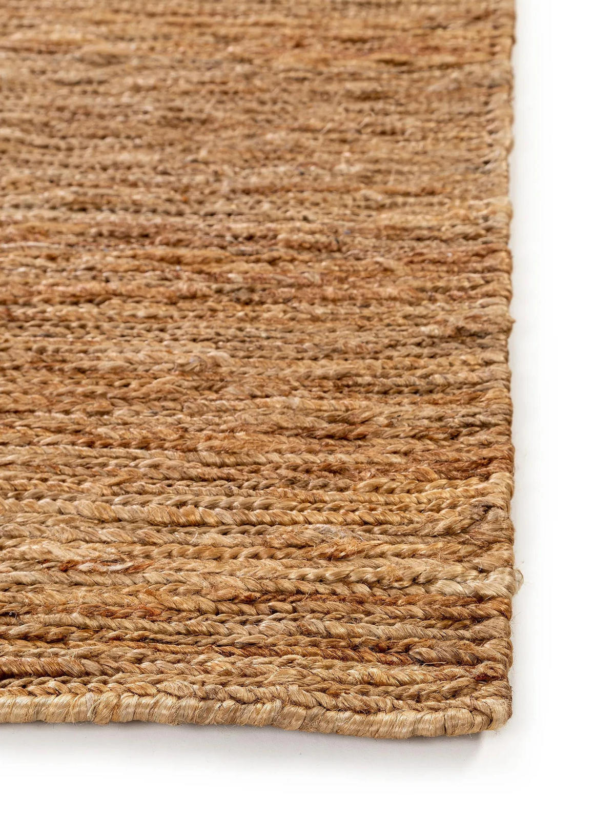 JUTETEPPICH Cosmo Hellbraun 80x250 cm - Hellbraun, Textil (80/250cm) - benuta Pure
