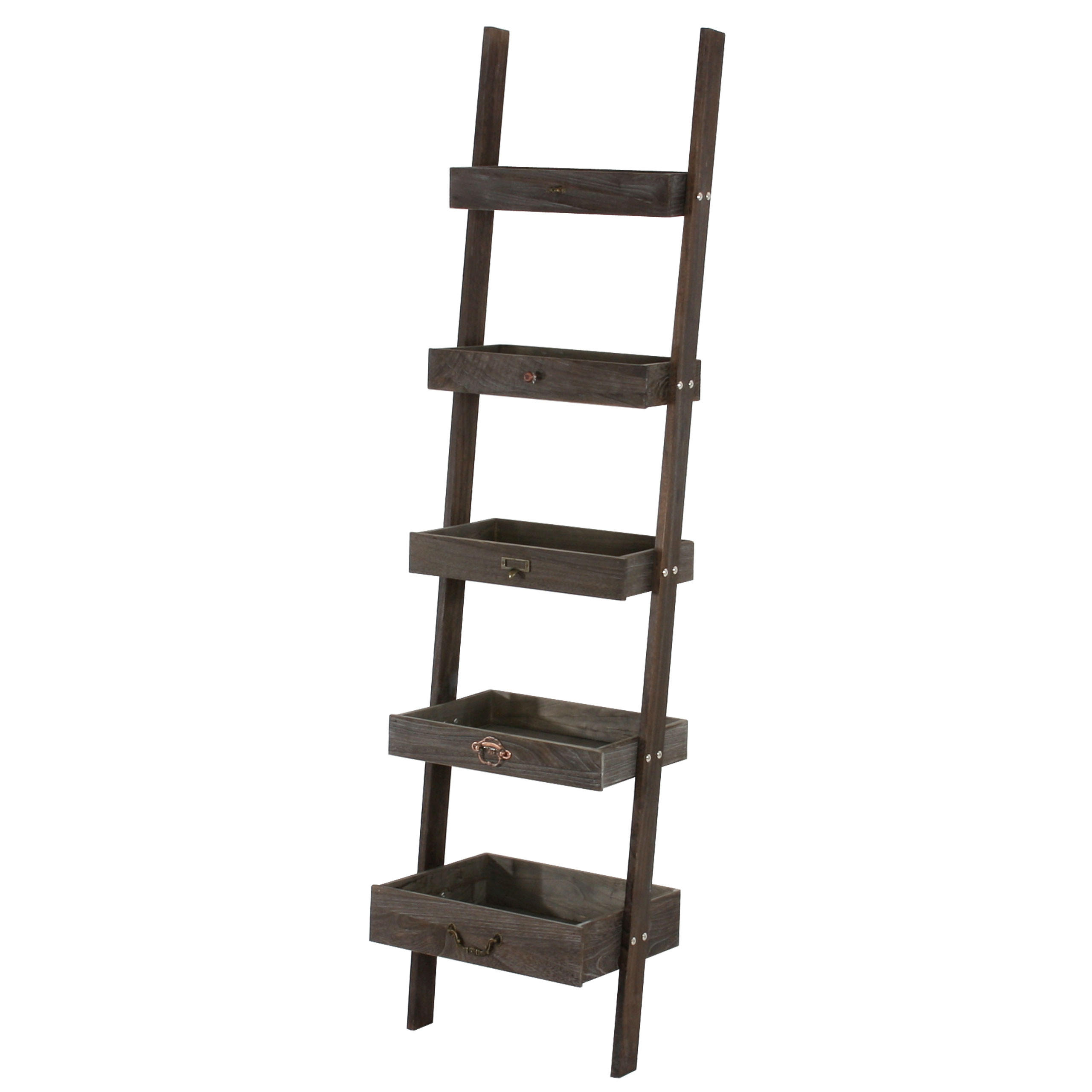 PFLANZREGAL BLUMENSTÄNDER Braun - Braun, Holz (43/169/32cm) - MCW