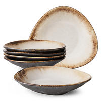 SUPPENTELLER PRIMA 6-tlg, Hellbeige - Beige, Keramik (22/24/5cm) - KONSIMO®
