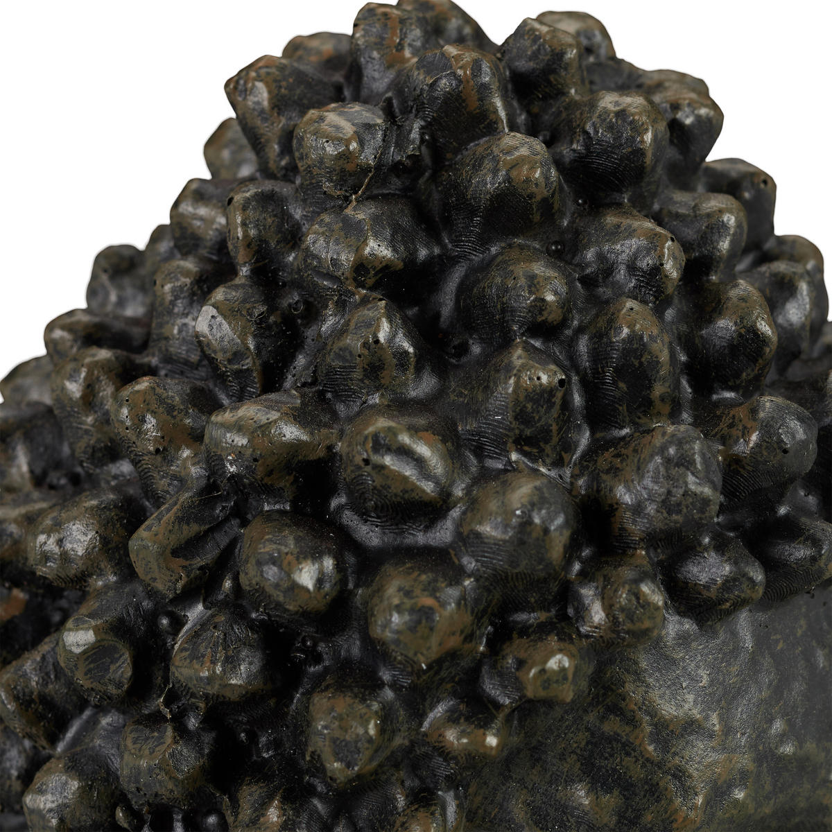 BUDDHAFIGUR - Anthrazit, Kunststoff (18/30/11cm) - Relaxdays