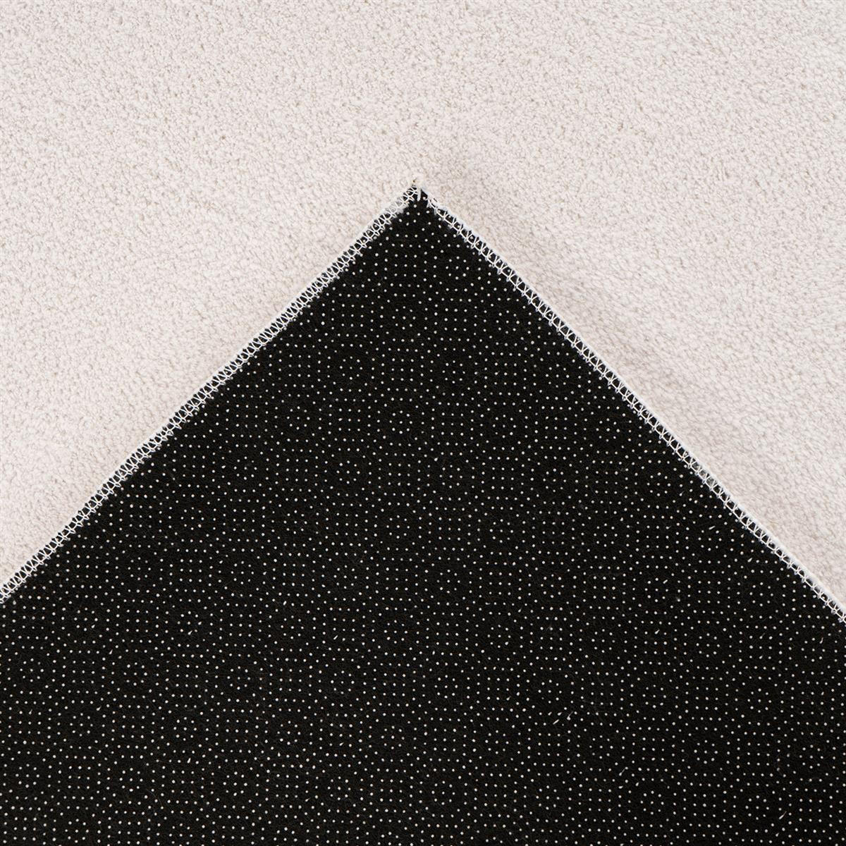 KURZFLOR-TEPPICH Waschbar Calma 200 Creme 200x280 cm - Creme, Kunststoff/Textil (200/280cm) - carpet city