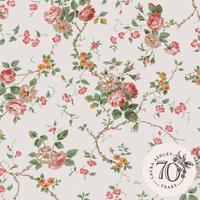 VLIESTAPETE Mountney Garden Antique Pink - Pink, Papier/Kunststoff (52/1000cm) - Graham & Brown
