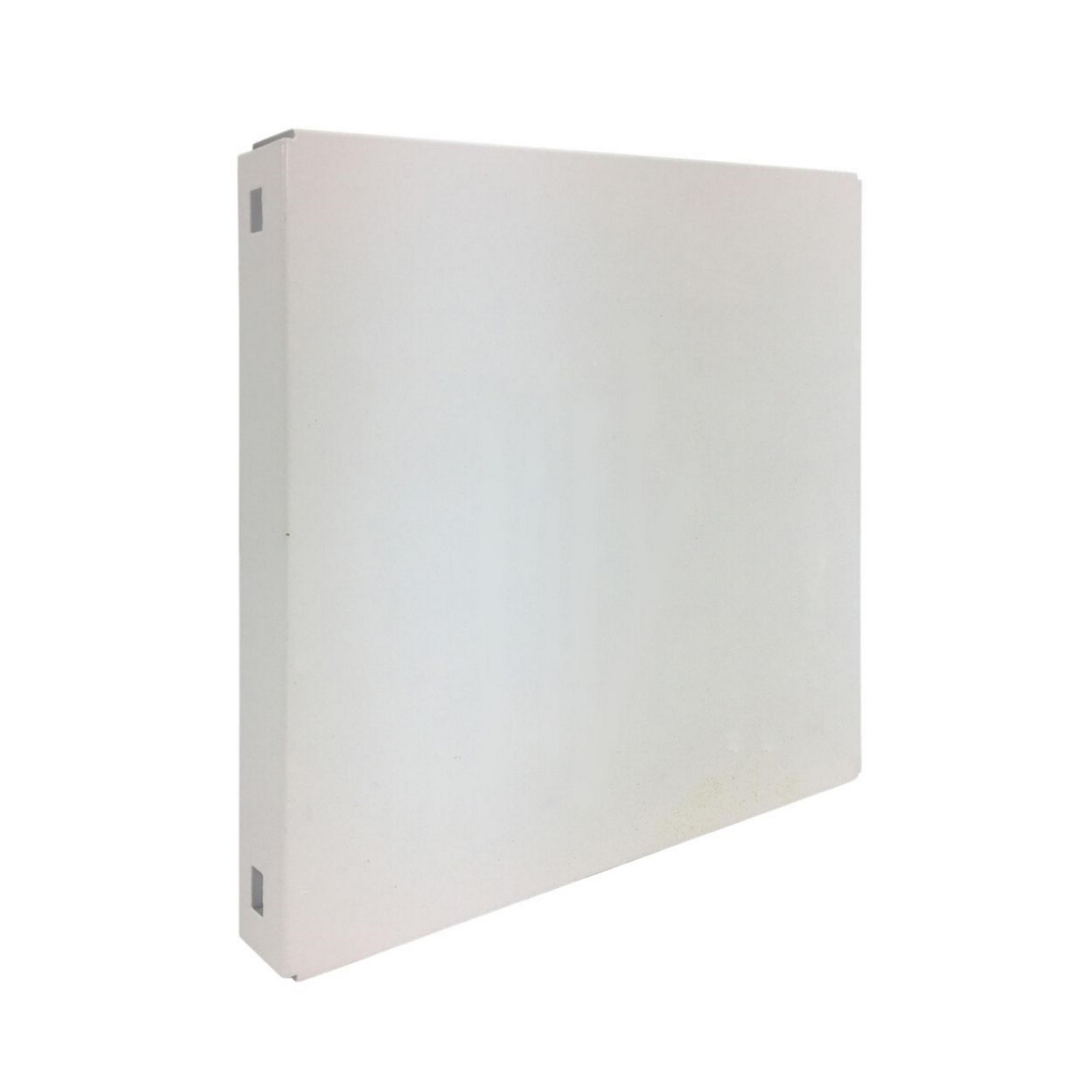 DOPPELPACK 2x Memoboard aus Stahl geschlossen | HxBxT 30x30x3,5cm | Weiß | Wandtafel Trägersystem - Weiß, Metall (30/30/3.5cm) - PROREGAL