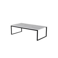 COUCHTISCH ESTELLE Weiß 60x120x36 cm - Weiß, Metall (120/60/36cm) - FURNLUX