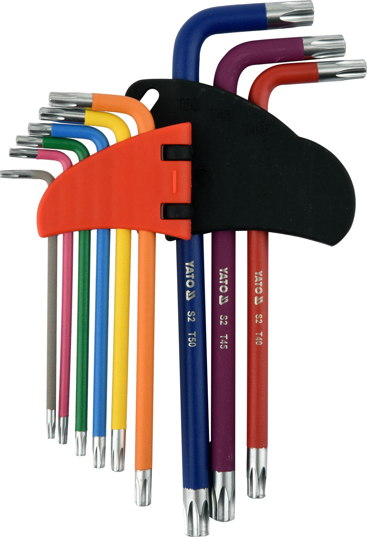TORX Inbusschlüssel T10 - T50, 9-Teilig - Multicolor, Metall (15/3/3cm) - TRIZERATOP