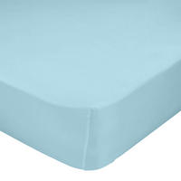 SPANNBETTTUCH basic 90x200x32 cm blau - Blau, Textil (90/200cm) - Happy Friday