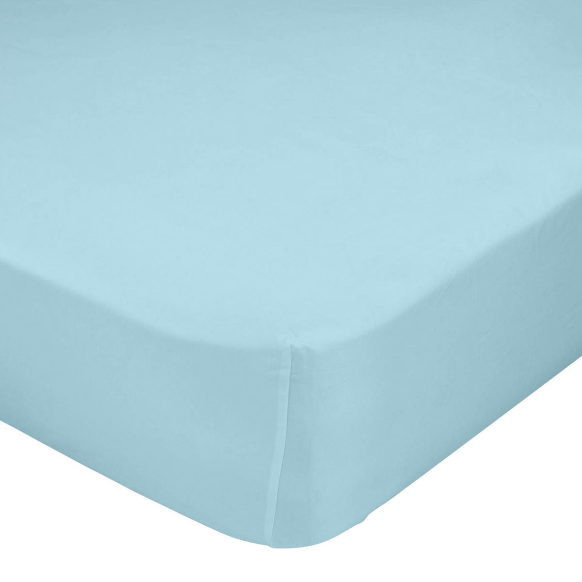 SPANNBETTTUCH basic 90x200x32 cm blau - Blau, Textil (90/200cm) - Happy Friday
