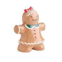 SPARDOSE Bakerisia, Braun, 21x9x17 cm, Dekorative Weihnachtsdeko - Braun, Keramik (9/21/17cm) - home&you