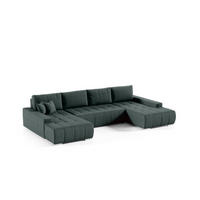 WOHNLANDSCHAFT Vogar In Aulla - Grün, Holzwerkstoff/Textil (350/85/185cm) - Fun Möbel