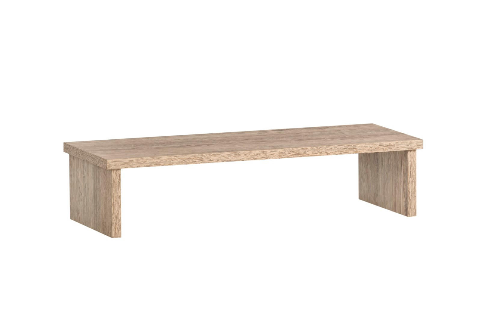 MONITORSTÄNDER für Schreibtisch Fox Small 13x55x20 cm für 1 Bildschirm Eiche - Eichefarben, Holz (20/55/13cm) - PROREGAL