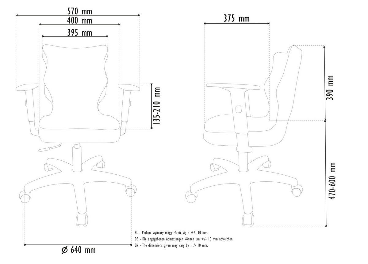 JUGENDSTUHL Duo - Schwarz/Weiß, Textil (64/99/64cm) - RAUMHIRSCH FURNITURE