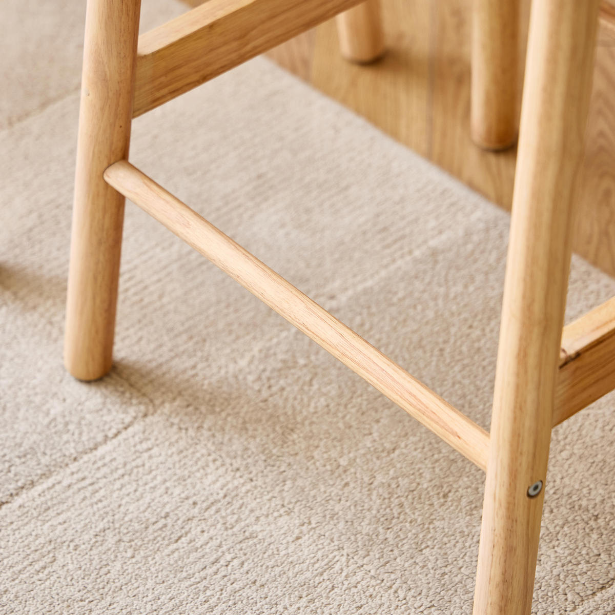 BARHOCKER 2er-Set Stoff Braun - Braun, Textil (45/66/43.5cm) - Nordlys