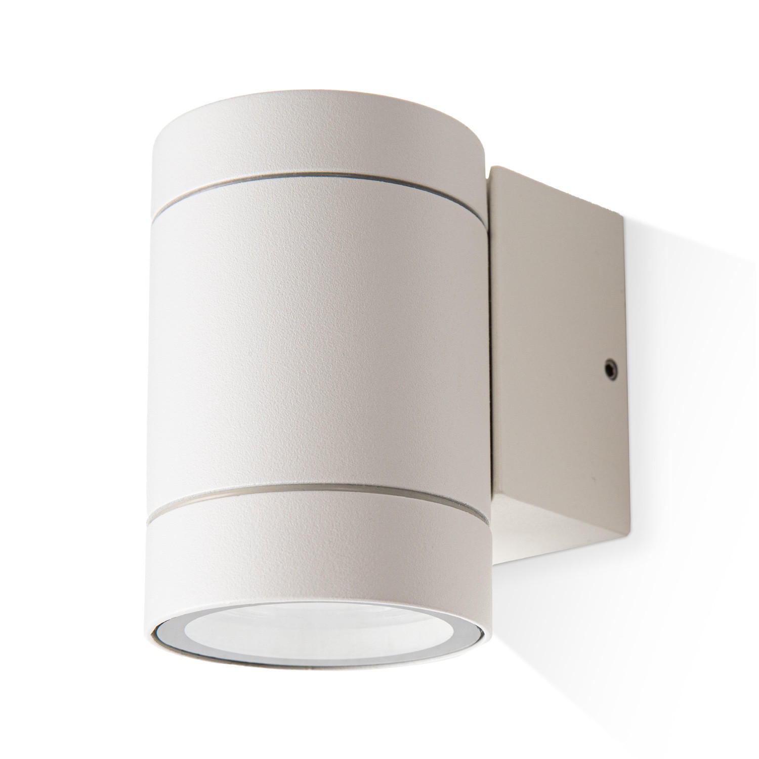 AUSSENLEUCHTE Lusiwa - Weiß, Metall (9.6/9.6/6.5cm) - Paco Home