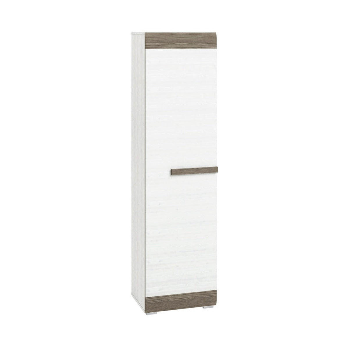 KLEIDERSCHRANK – 55 cm – Blanco – Grau / Eichefarben - Eichefarben/Grau, Holzwerkstoff (55/202/42cm) - hi-markt