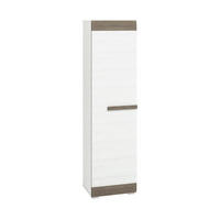 KLEIDERSCHRANK – 55 cm – Blanco – Grau / Eichefarben - Eichefarben/Grau, Holzwerkstoff (55/202/42cm) - hi-markt