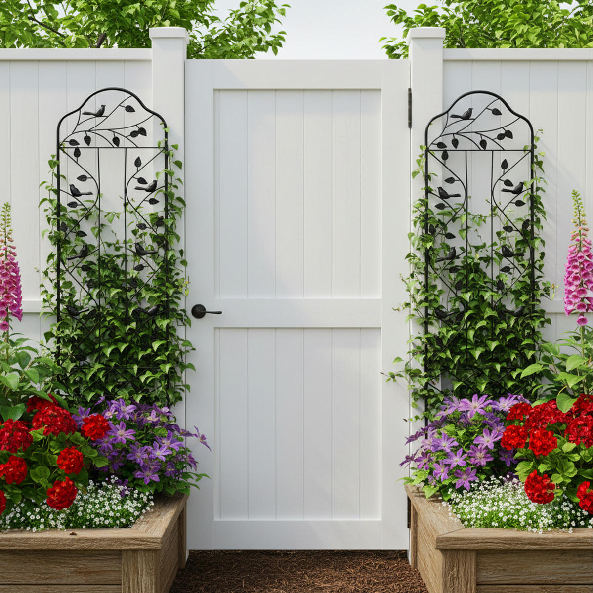 ČELIK - crna, metal (32/115/0.5cm) - Relaxdays