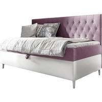 KINDERBETT FLIPPO 2 - Lila/Weiß, Holzwerkstoff (92/202cm) - Meblini