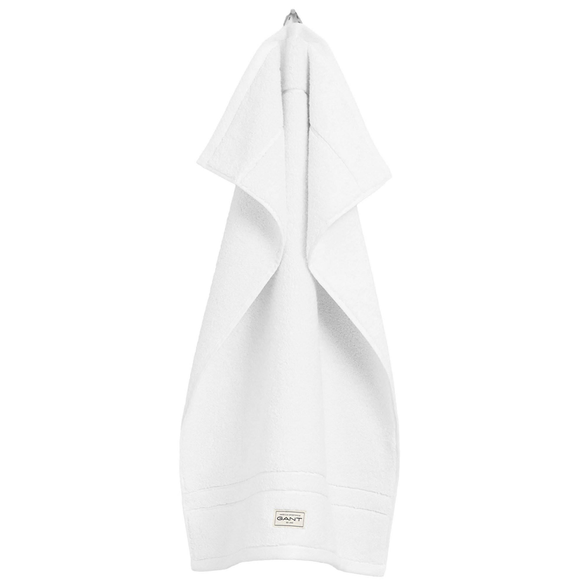 GÄSTETUCH Unisex Premium Towel Weiß Baumwolle - Weiß, Textil (50/30cm) - GANT