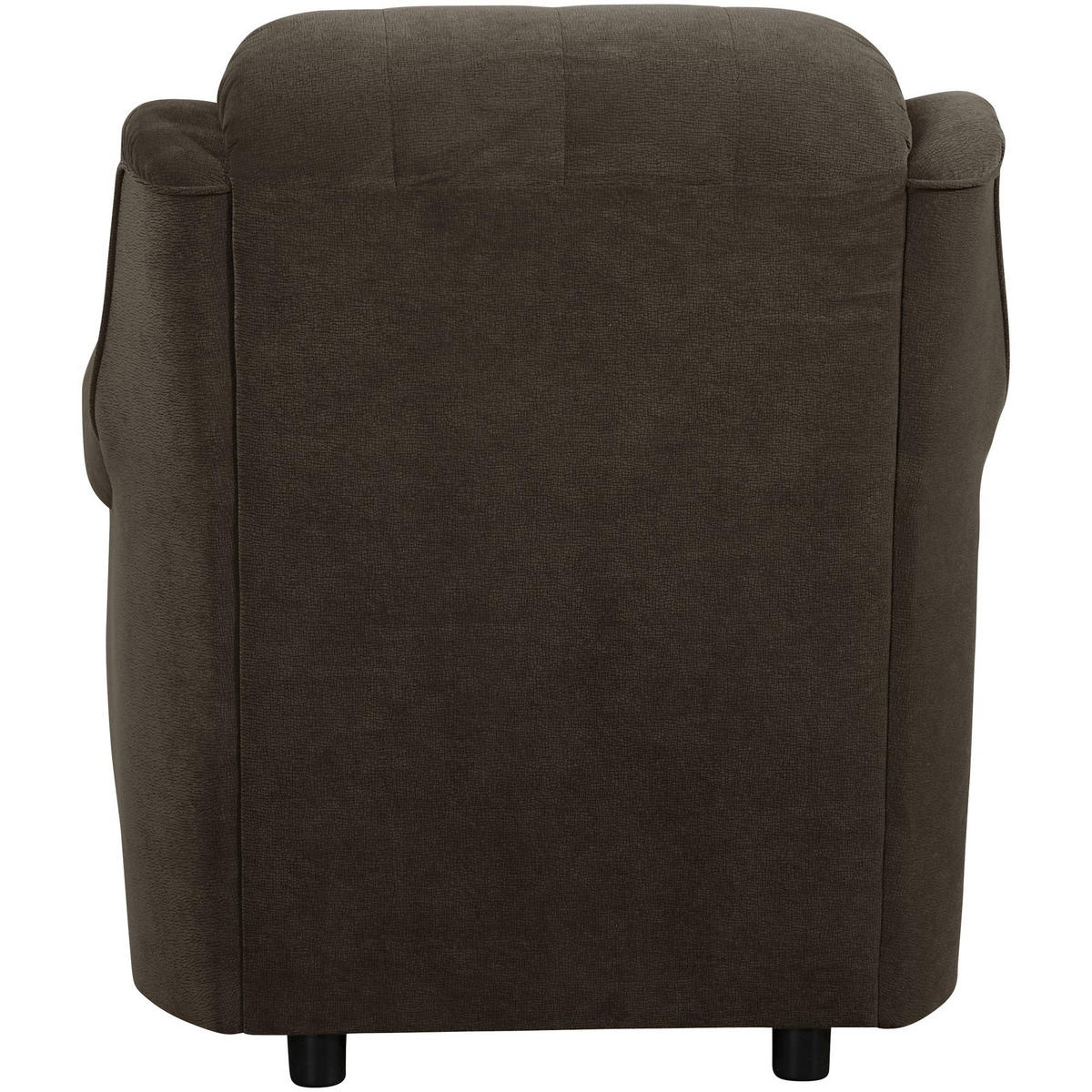 POLSTERSESSEL Kaylyn Flockstoff braun - Braun, Kunststoff (81/89/83cm) - 58aufmkessel