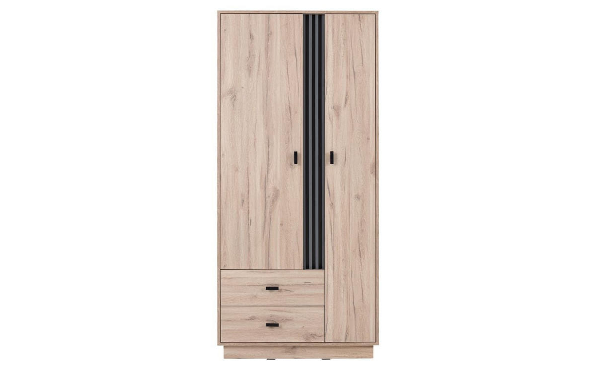 WOHNZIMMER Set 6-tlg. – ALLMO System – Eichefarben - Eichefarben, Holzwerkstoff (120/76/55cm) - hi-markt