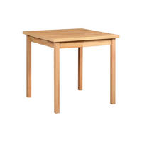 TISCH Max IX Grandson Eiche, Esstisch mit Holz Beine - Eichefarben, Holz/Holzwerkstoff (80/80/78cm) - Bettso