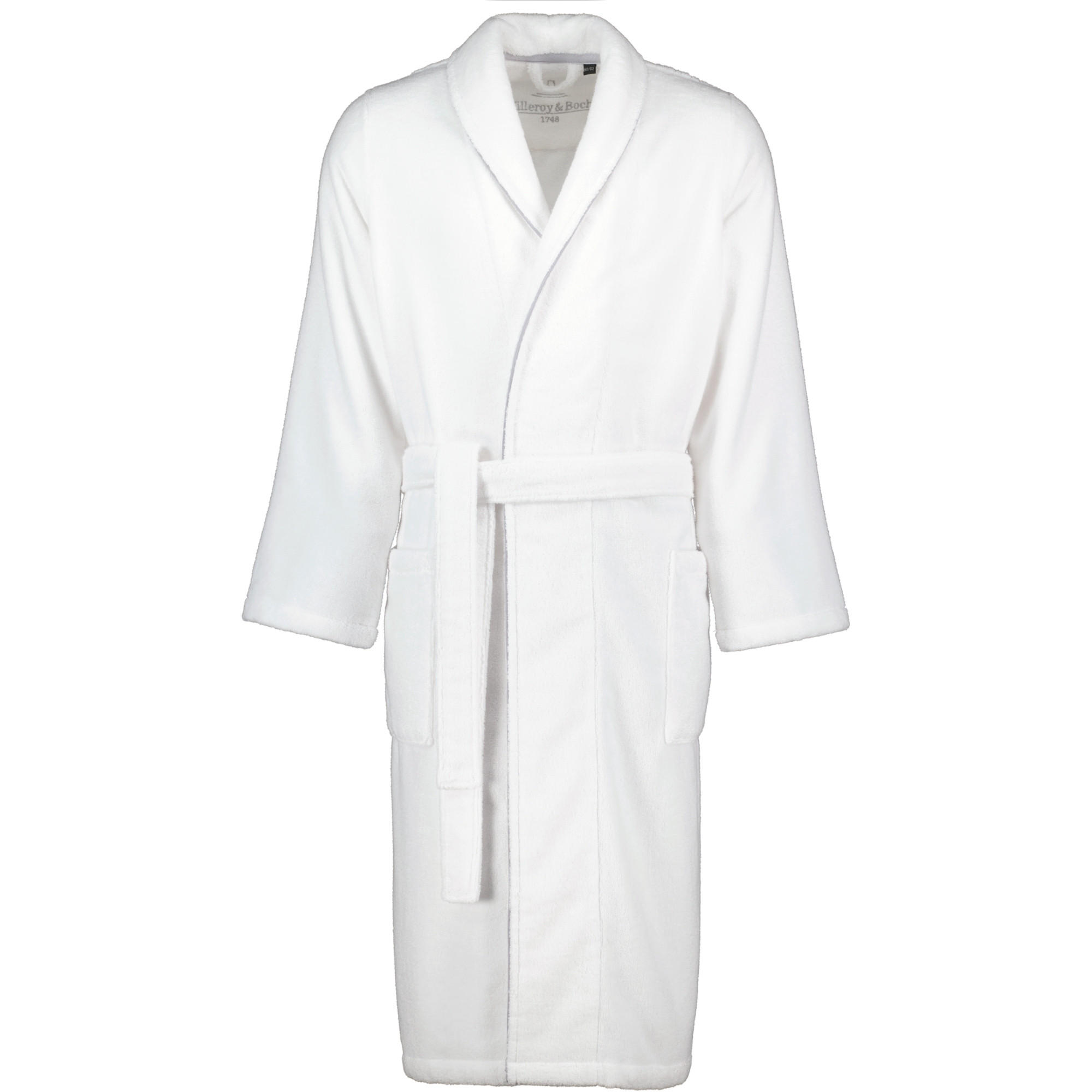 BADEMANTEL HERREN SCHALKRAGEN 2522 BRILLIANT-WHITE - 67 - Weiß, Textil (XLnull) - Zollner
