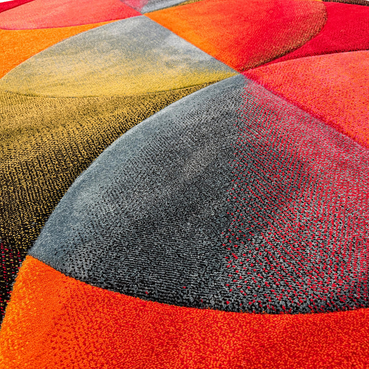 DESIGNER TEPPICH MAUI MODERN - Rot, Textil (80/150cm) - Pergamon