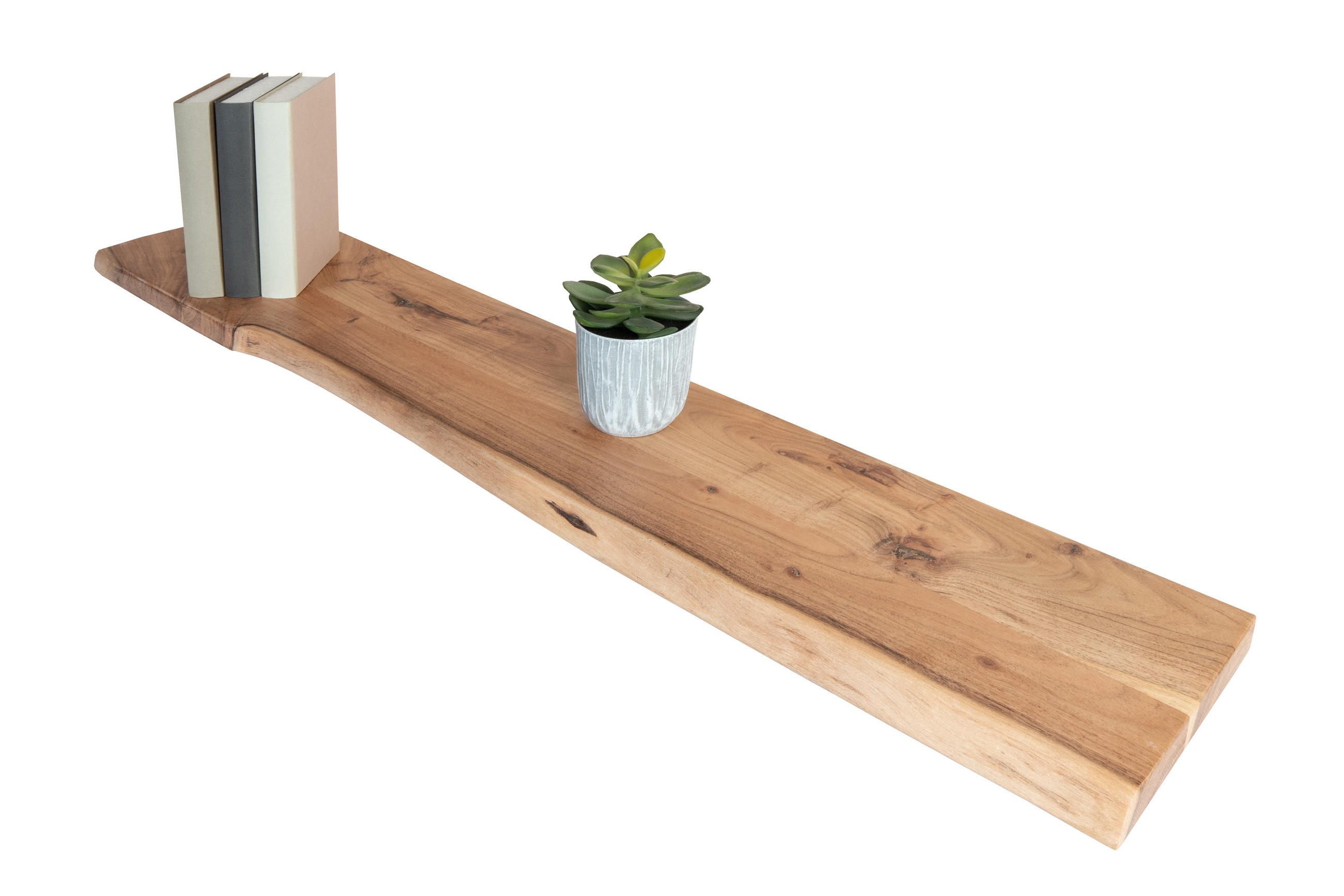 WANDREGAL AMANDA - Beige/Naturfarben, Holz (100/3/20cm) - SAM