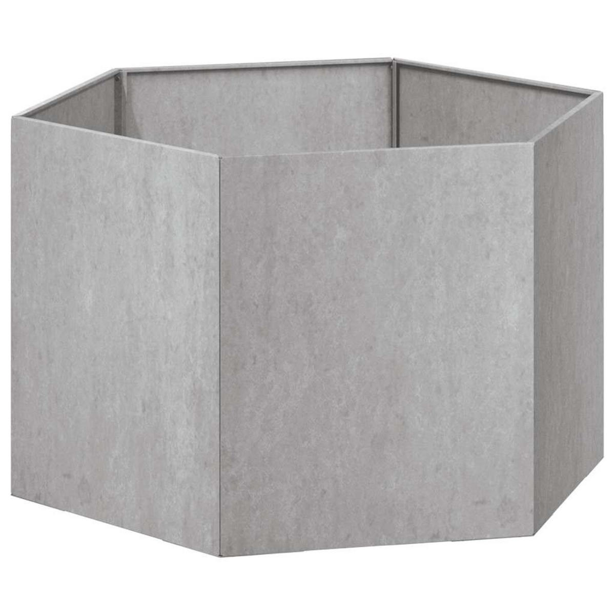 PFLANZKÜBEL Rostig 60/60/45 Cm Cortenstahl - Braun, Metall (60/45/60cm) - vidaXL