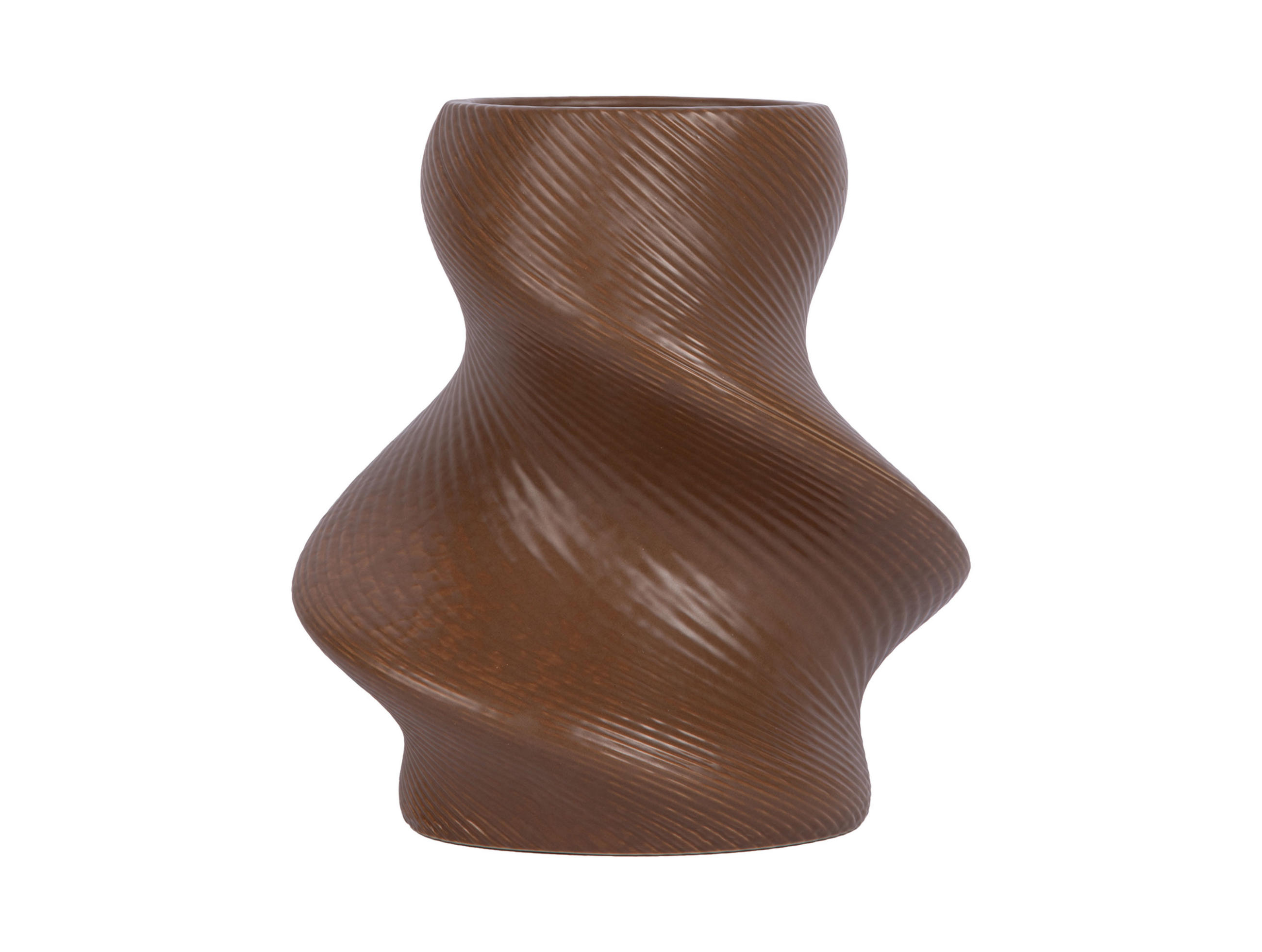 Present Time Vase Braun 22 cm