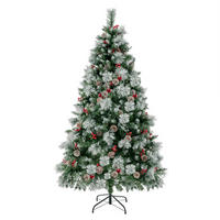 WEIHNACHTSBAUM 180cm Grün - Grün, Kunststoff (180cm) - COSTWAY