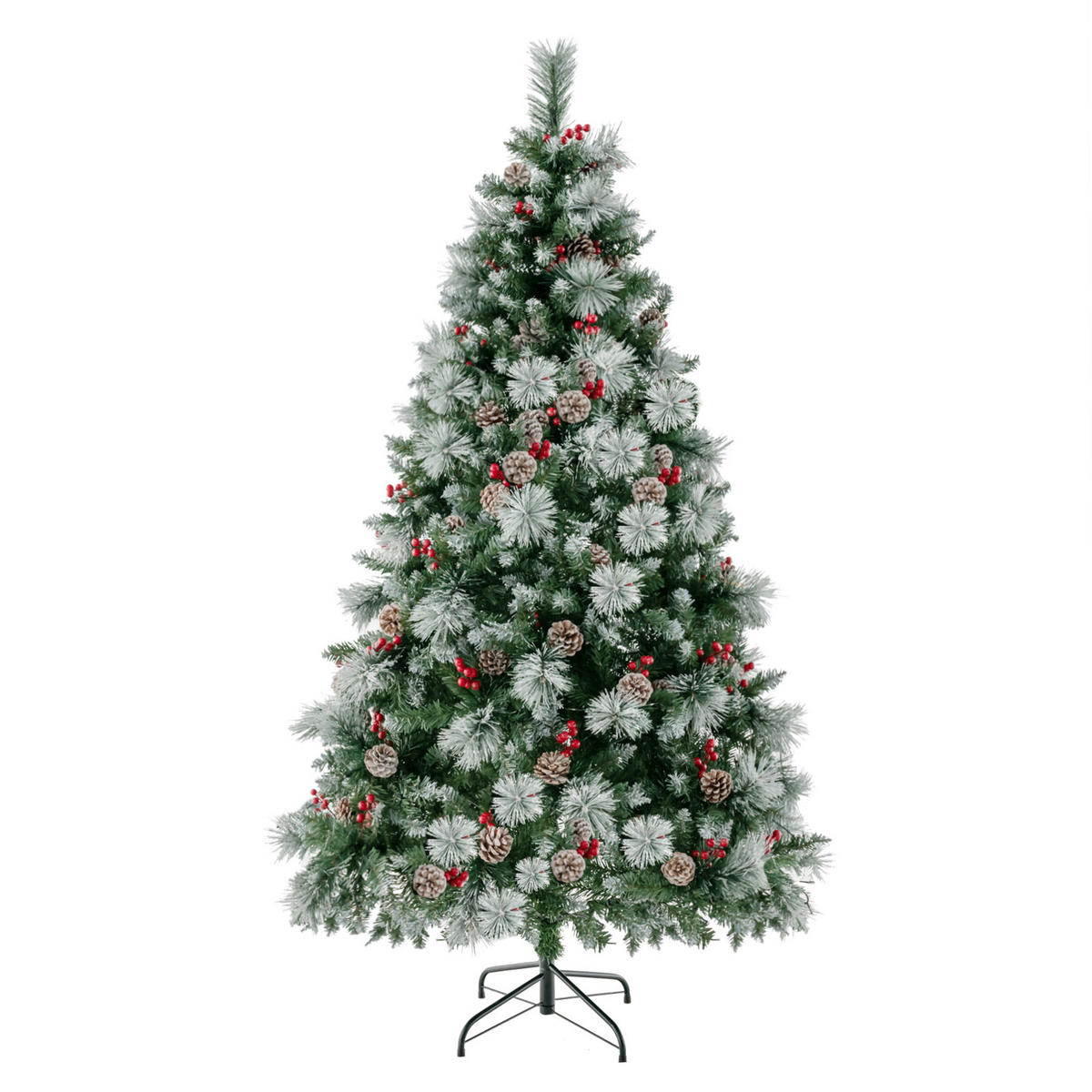 WEIHNACHTSBAUM 180cm Grün - Grün, Kunststoff (180cm) - COSTWAY